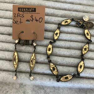 Konplott Set Earrings & Bracelet
